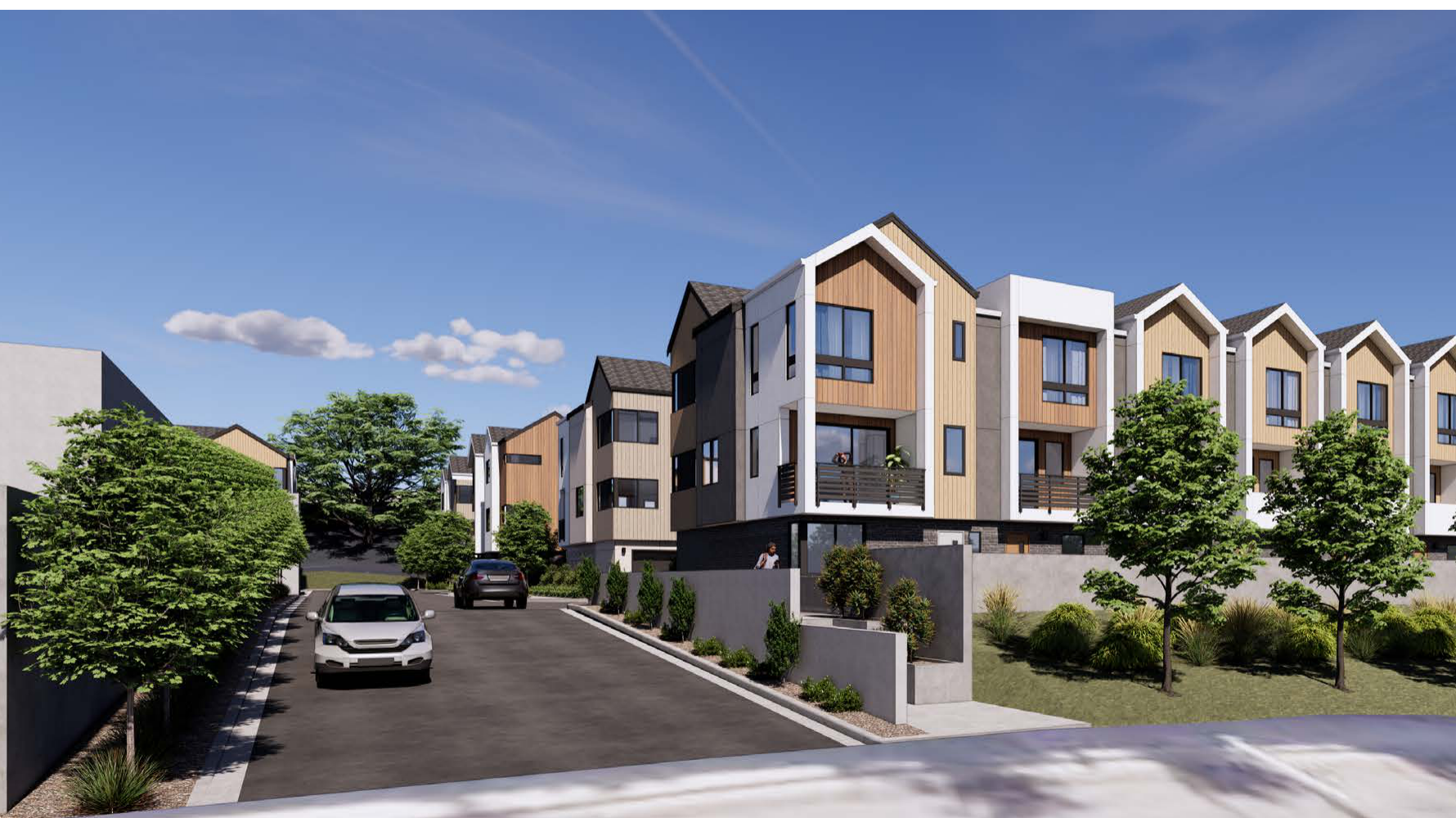 2 Davis Drive townhome rendering