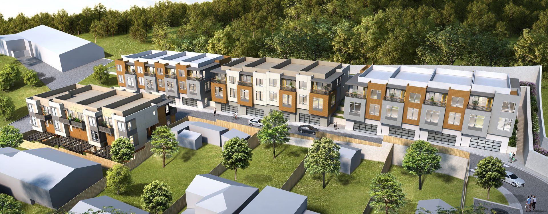 800 Laurel alternate aerial view