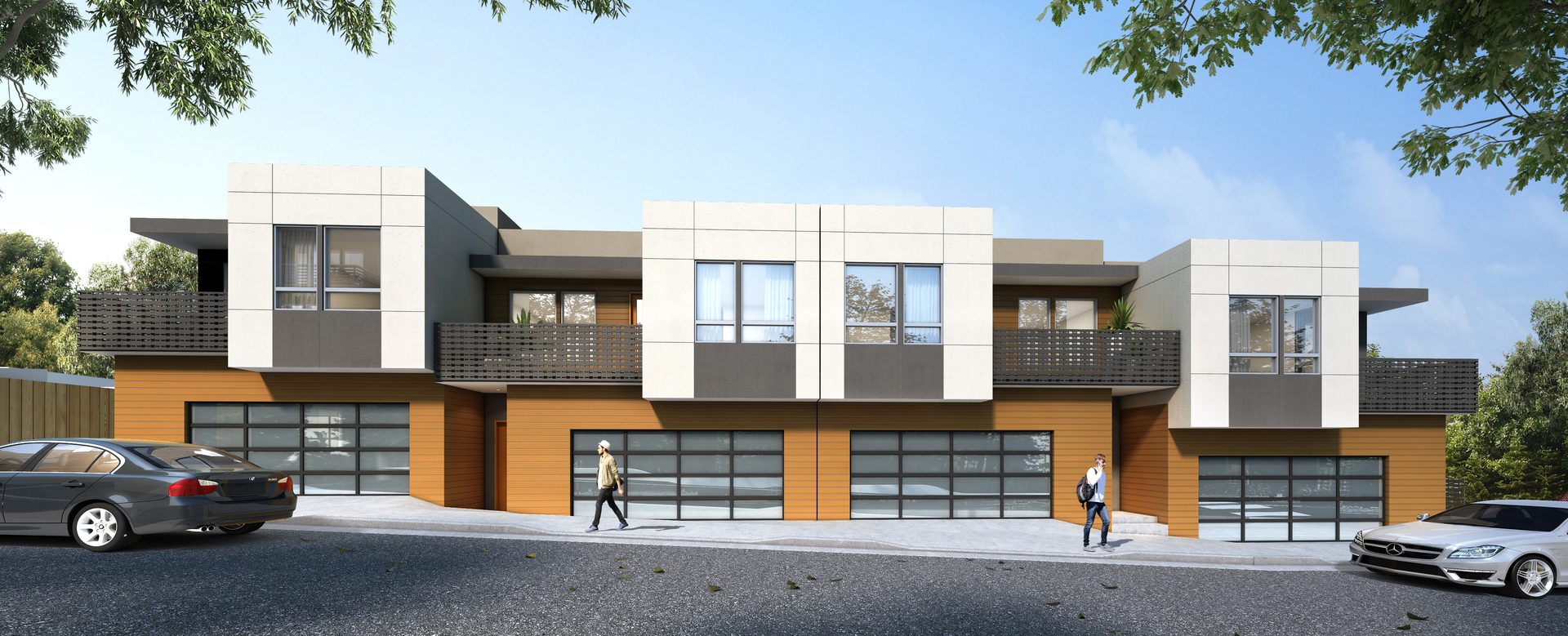 800 Laurel rear garage elevation